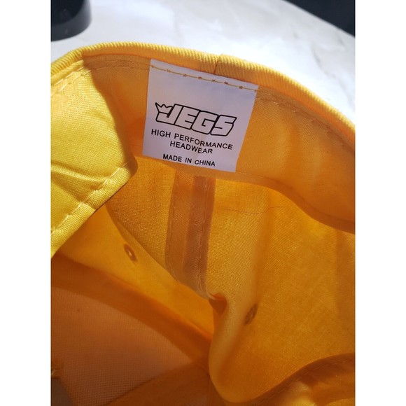 New JEGS Racing High Performance Gear Baseball Trucker Hat Cap Yellow NWT Car - Picture 5 of 5